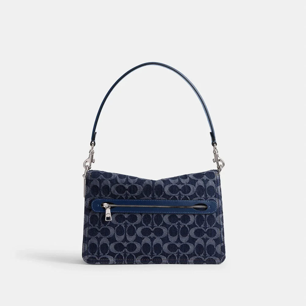 Coach Outlet Chain Tabby Shoulder Bag In Signature Denim